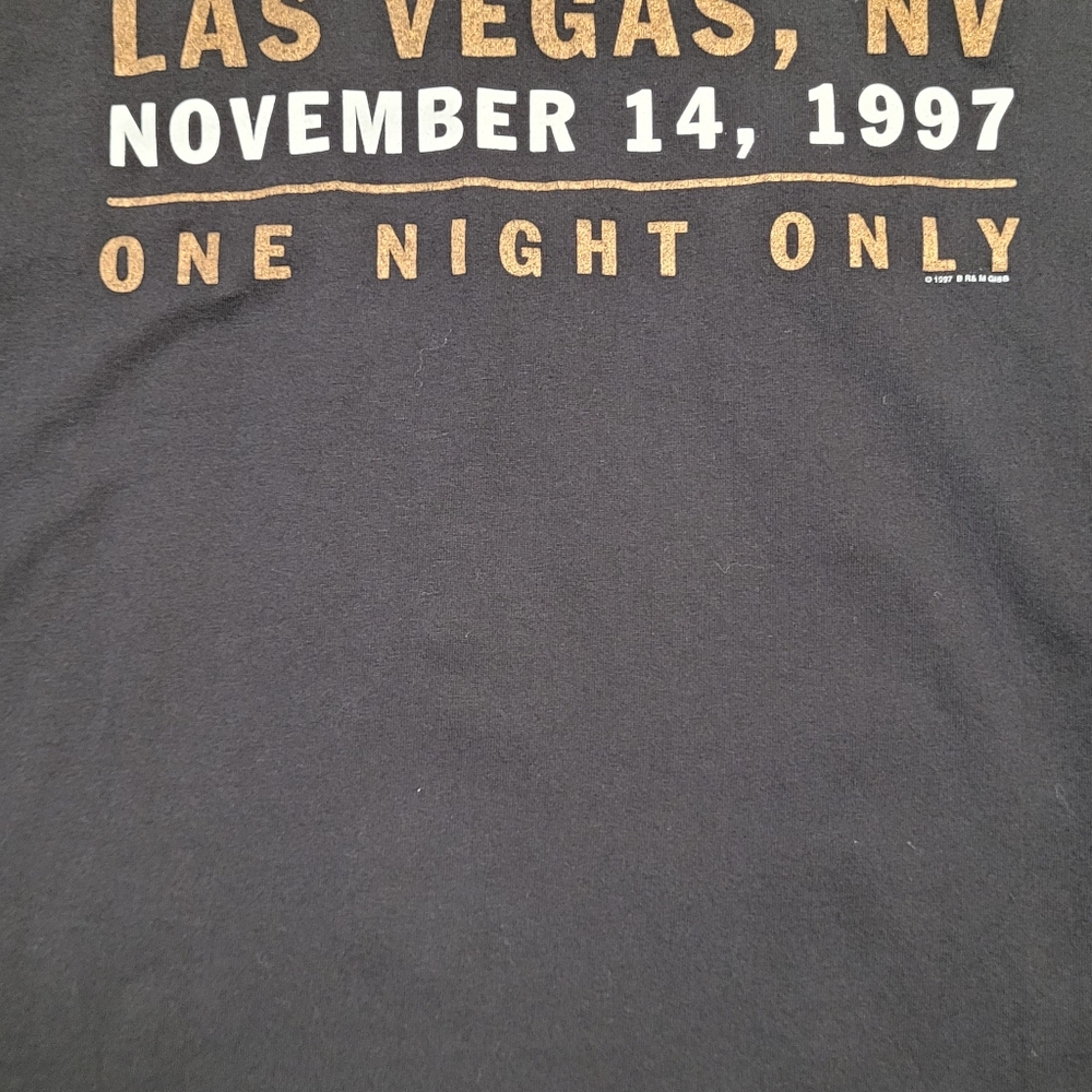 Vintage Bee Gees Black Graphic T-Shirt 1997 - Picture 6 of 6